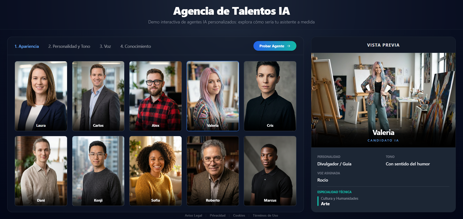 Demo Agencia de Talentos IA